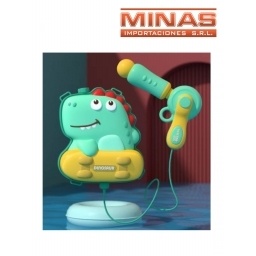 MOCHILA DE AGUA 20 CM X 25 CM, DINO.