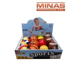 PELOTA DE BEBE 14 CM X 12 UNDS, $ 80 CU,