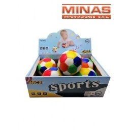 PELOTA DE BEBE 14 CM X 6 UNDS, $ 125 CU,