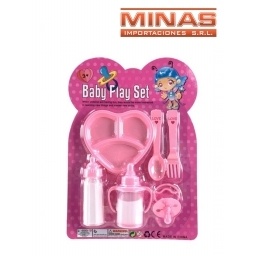BIBERONES X 2 + CHUPETE + PLATO Y CUBIERTOS.