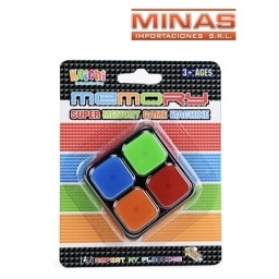MEMORY DE 6 CM X 4 COLORES.
