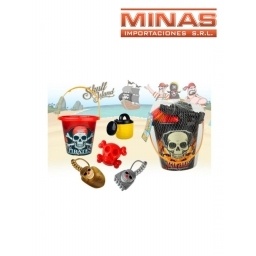 BALDE PARA PLAYA 25 X 19 CM 5 PCS