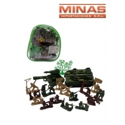 SET DE SOLDADOS EN MOCHILA