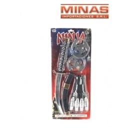 GARRA + SABLE + ESTRELLAS NINJA.