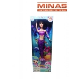 SIRENA CON CORONA Y LUZ