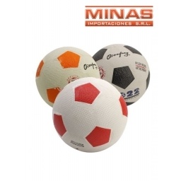 PELOTA DE FUTBOL N 4, DE GOMA.