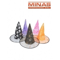 GORRO DE BRUJAS , 5 COLORES.