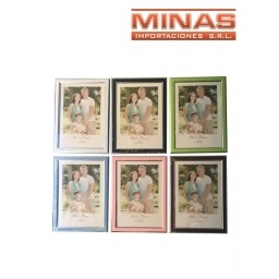 PORTARRETRATO A4 , 6 COLORES.