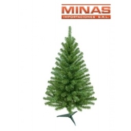 ARBOL STANDARD VERDE X 60 CM, 45 RAMAS, CON BASE DE PLASTICO.