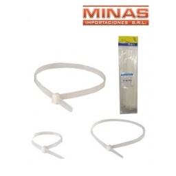 PRECINTOS 300 MM X 3.5 MM X 100 PCS.