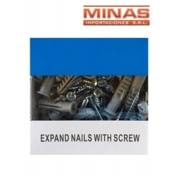 CAJITA X 50 TORNILLO CON TACO DE 8