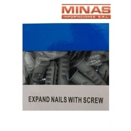 TORNILLO CON TACO FISHER # 12 X 25 UND.