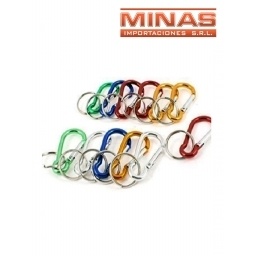 LLAVERO GANCHO ALPINISTA X 12 UND.$ 12 C/U.