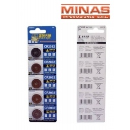 PILA TIANQIU CR2032 X 5 PCS, $ 12 CU,