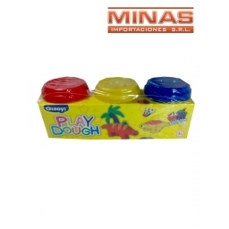 MASAS INFANTILES, 3 COLORES X 55 G C/U.