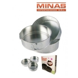 TORTERAS DESMONT. X 3 UND.REDONDAS.