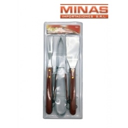 SET DE ASADO TRES PIEZAS