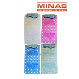 ALFOMBRA PARA DUCHA DE 65 CM X 35 CM, RECTANGULAR.
