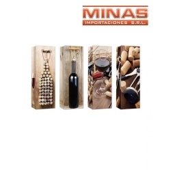 BOLSA DE REG. PARA BOTELLA ,VARIOS DISEOS.