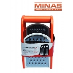 RALLADOR, DOS CARAS DE  11 CM X 20 CM.