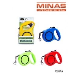CORREA RETRACTIL DE 3M PMASCOTA