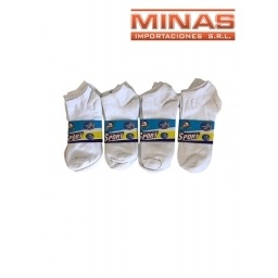 SOQUETES BLANCOS PARA HOMBRE X 12 PARES. $ 20 C/U.