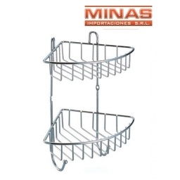 ESQUINERO METALICO DE 2 ESTANTES.