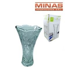 FLORERO DE VIDRIO 13 CM X 23 CM.