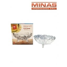CENTRO DE MESADE VIDRIO  DE 23 CM X 10 CM.