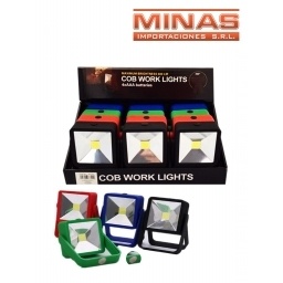 LINTERNA LED A PILA CON IMAN DOCENA