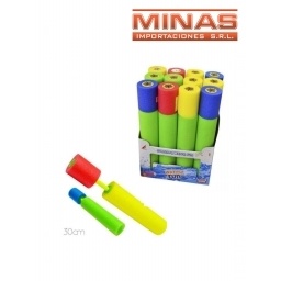 LANZADO DE AGUA 40 CM X 6,5 CM X 12 UND, COLORES SURTIDOS, $ 155 CU.