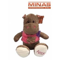 PELUCHE HIPOPTAMO 30 CM