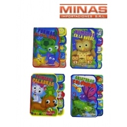 LIBRO DE GOMA EVA, 6 HOJA, 4 MODELOS,6 PAG.