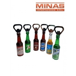 DESTAPADOR EN FORMA DE BOTELLA.