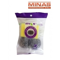 ESPONJA DE FREGAR + 2 DE  ACERO INOX.