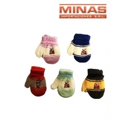 MITON PARA BEBE CON DISEO X 12 PARES, $ 30 CU.