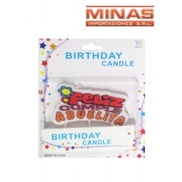 VELA FELIZ CUMPLE ABUELITA.