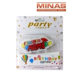 VELA FELICIDADES MAMI.