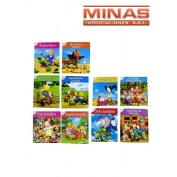 LIBROS DE CUENTOS CLSICOS 10 MODELOS $ 70 CU 10 PCS 21X18CM 24PAG.