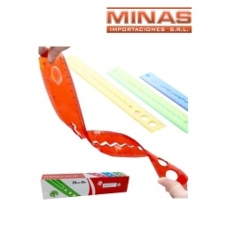 REGLA 20 CM FLEXIBLE 24 PCS $25 CU