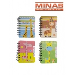 LIBRETAS JIRAFAS 4 MODELOS