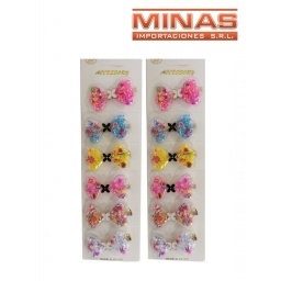 SET DE PINZA PARA PELO 12 PCS $34CU