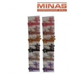 SET DE PINZAS PARA PELO 12 PARES 2 PCS $39 CU