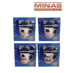 TAZA PARA PAP CUCHARA Y PLATO 4 MODELOS