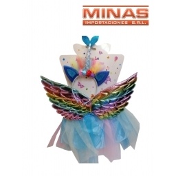 DISFRAZ DE SIRENA CON TIARA.