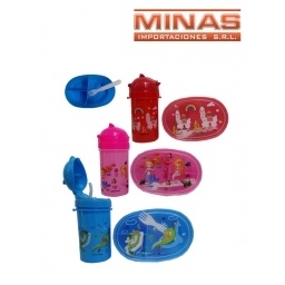 LUNCHERA CON TERMO 18 CM