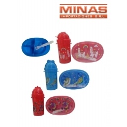 LUNCHERA CON TERMO 18 CM