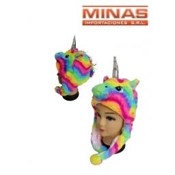 GORRO UNICORNIO NICO COLOR