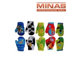 GUANTES DE NIOS GRANJA 4 DISEOS $94,90 CU