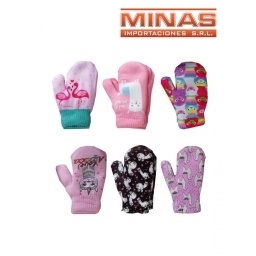 GUANTES DE NIOS LLAMA 4 DISEOS $94,90 CU